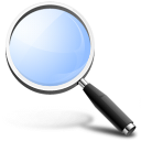 Home page glass magnifier image